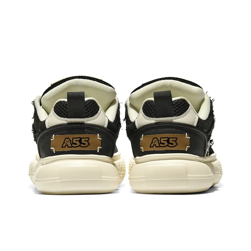 REPUSEN Skateboard Shoes Men Low Top Black/Beige-13