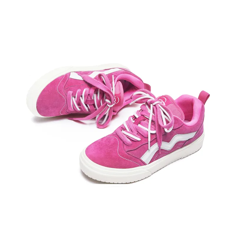 MQMS Skateboard Shoes Unisex Low Top White-3