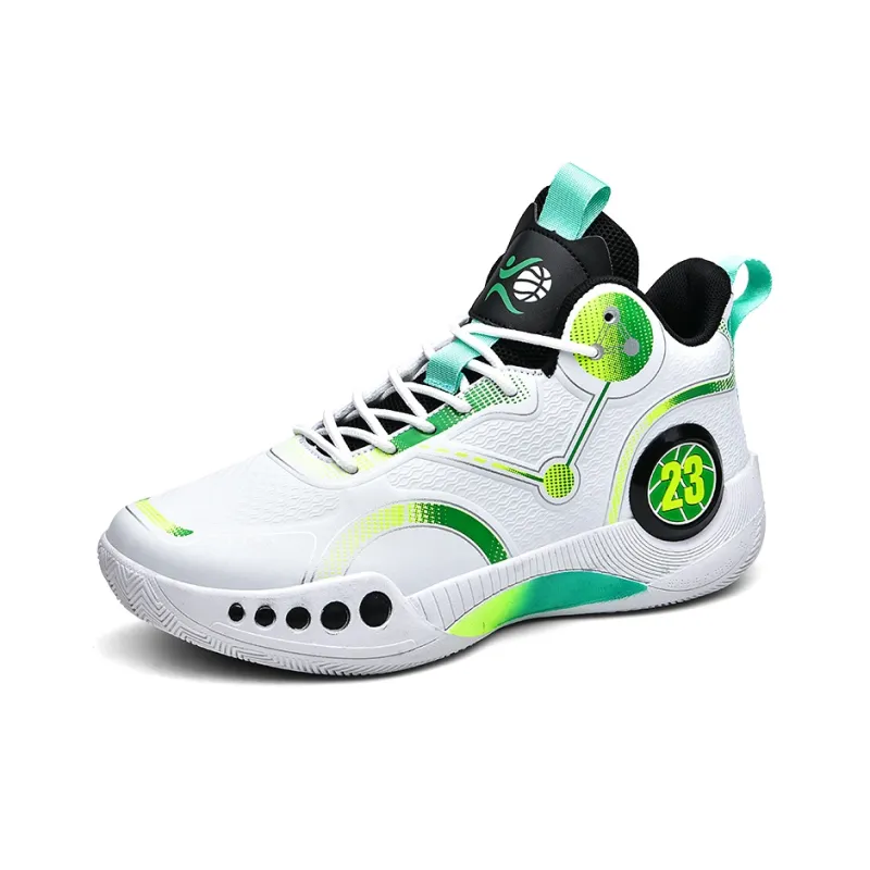 MUSNODO Cushioning, Slip Resistant, Abrasion Resistant, Breathable, Coverage, Rebound Mid Top Basketball Shoes Unisex-15