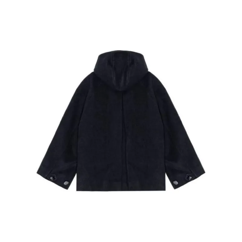 GANNI Hooded Midi Jacket-1