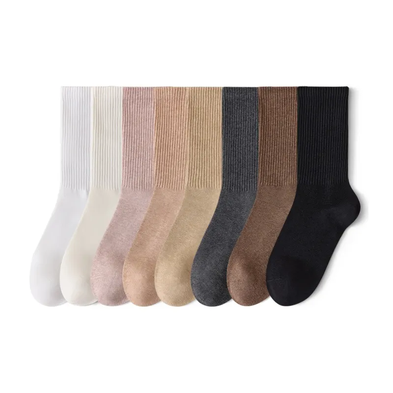 Temooues Mid Calf Socks Women's Combo Set-6