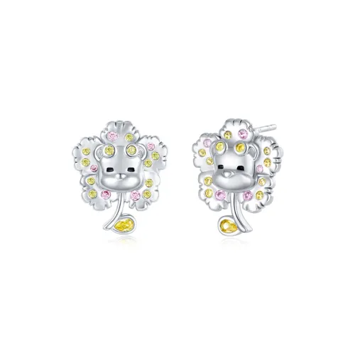 DESIGN CIRCLES Copper Alloy Earrings Women's