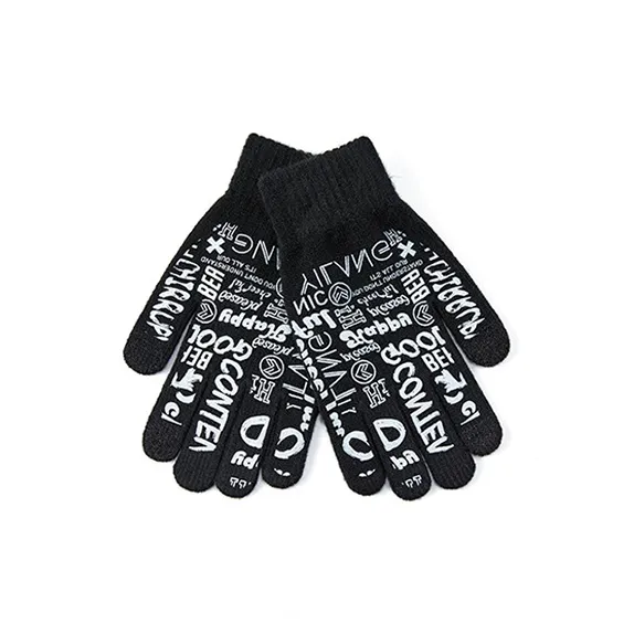 Lanza Acrylic Knit Gloves Unisex-0