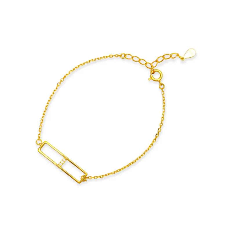 Chongqing Gold Store S925 Silver Bracelets Women's-0
