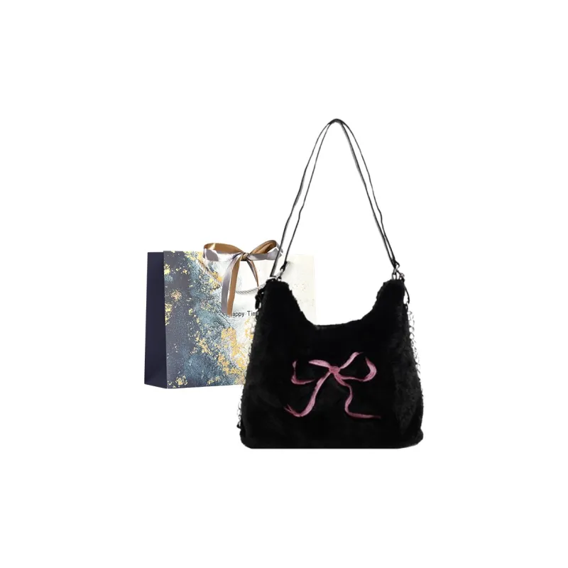 Iman's House Plush Tote Bag, Shopping Bag, Backpack, Shoulder Bag Women's Multicolor-15