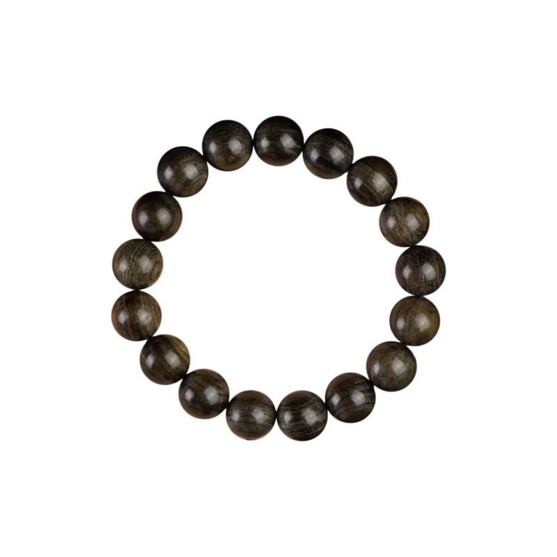 FANGYUANXIAOFU Phoebe Zhennan Minimalist Style Single Wrap Plain Beaded Bracelet Unisex-7