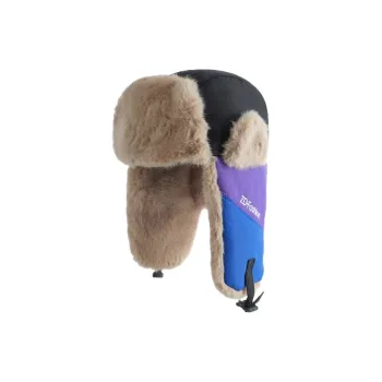 FREE RABBITⅡ Letter Embroidered Fashion Color Blocking Patchwork Ear Protection Cap Unisex