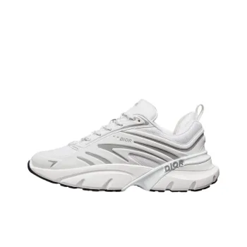 DIOR Low Top Running Shoes Men's White