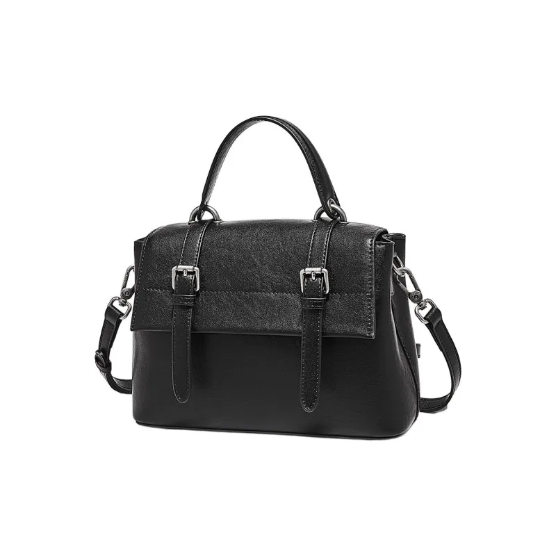 Marino Orlandi Synthetic Leather Handbag Shoulder Bag Crossbody Bag Regular Women's Black/Coffee/Caramel-1