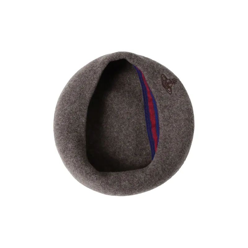 Vivienne Westwood Wool Berets Women's Dark Brown-2