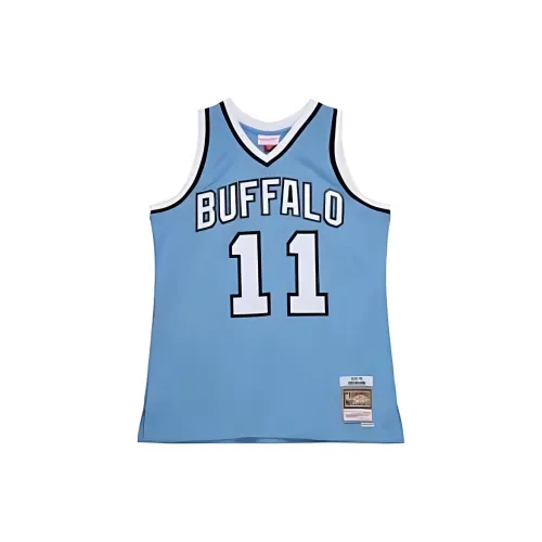 Mitchell Ness Basketball Jerseys Men Sky Blue