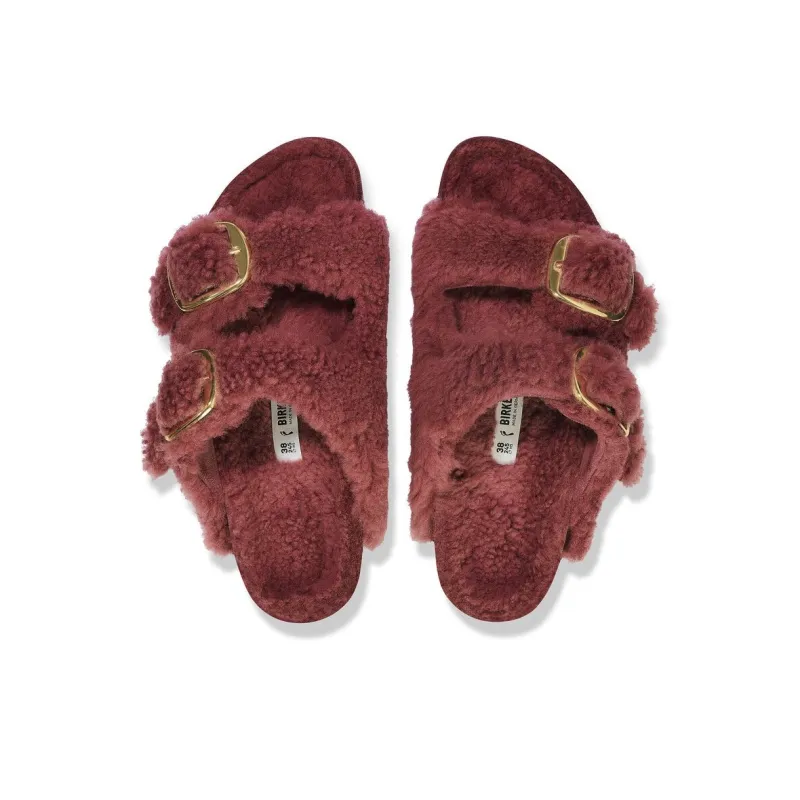 Birkenstock Arizona Big Buckle EVA Slip Resistant Slide Slippers Women's Red Narrow-3