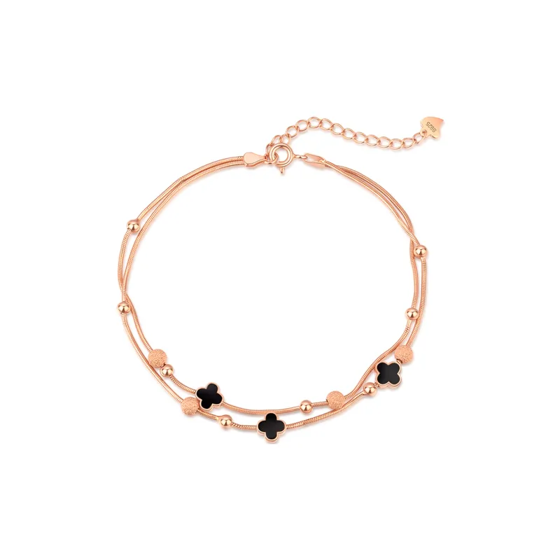 Huaying S925 Silver Bracelet Comes With Women's Women's Good Luck-0