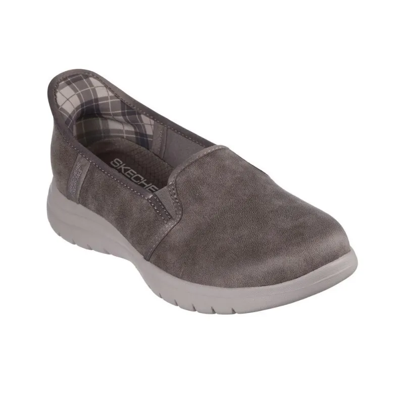 Skechers On The GO Fle Anti Slip Wear Resistant Low Top Casual Shoes Women's Umber-2