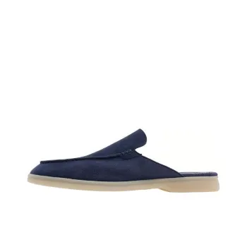 Loro Piana Closed Toe Slippers Men's Blue