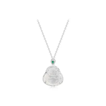 Teddy Bear Collection Chalcedony Necklaces Women's