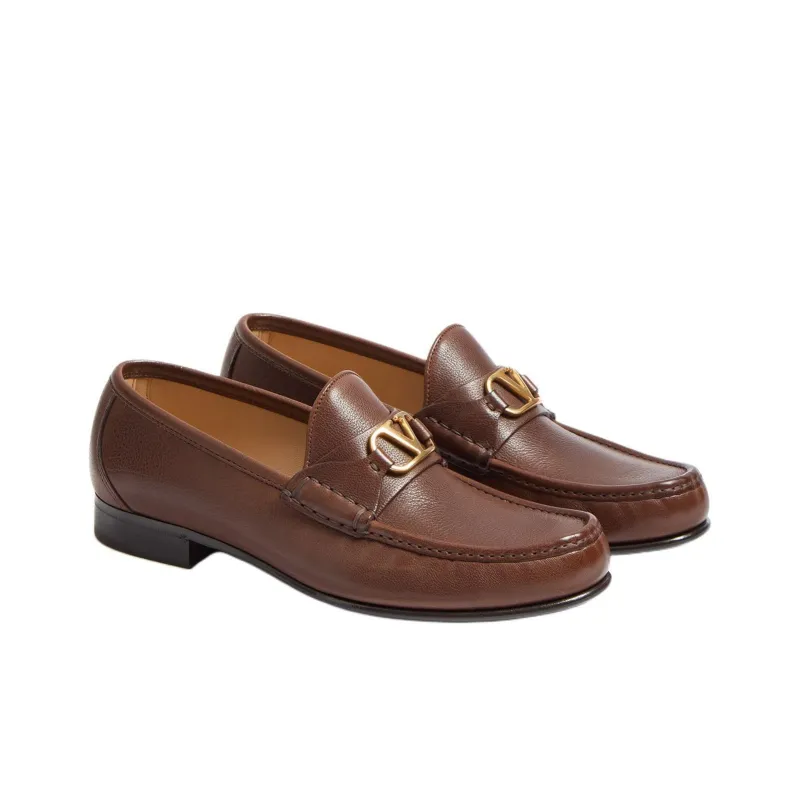Valentino VLogo Signature Slip On Loafers-2