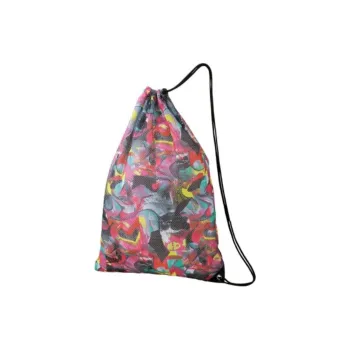 Speedo Polyester Backpack Large Size Unisex Pink Black