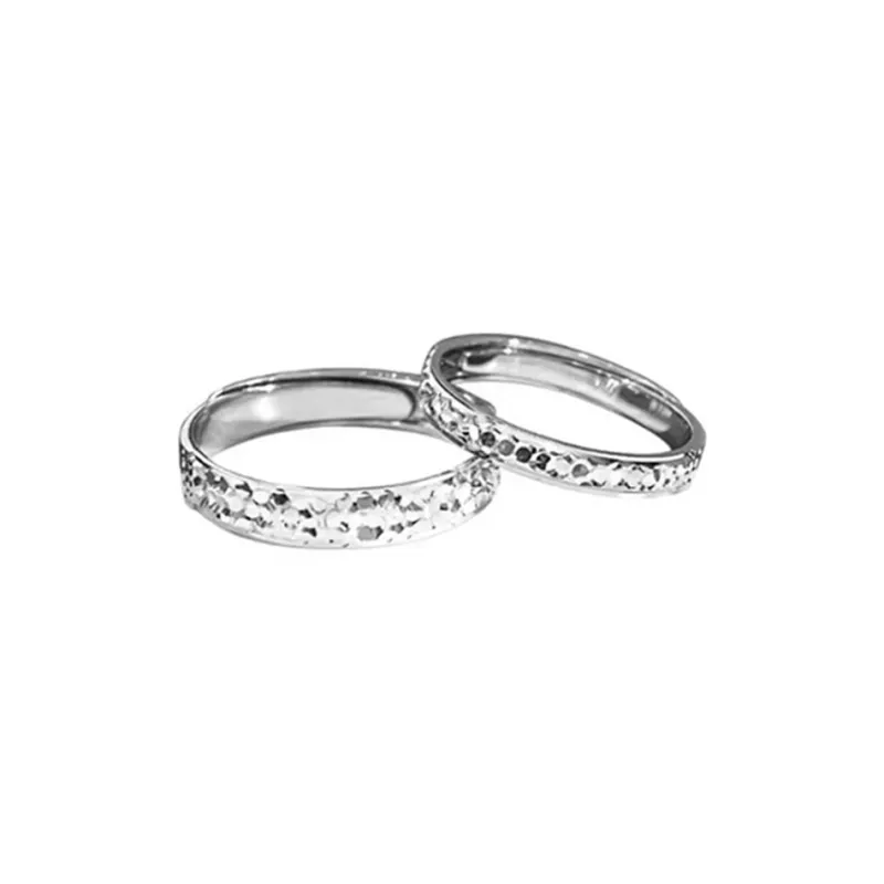 Happy Tide S999 Fine Silver Rings Women's Silver-1