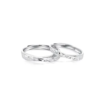 KING TAI SANG 999 Fine Silver Rings Unisex