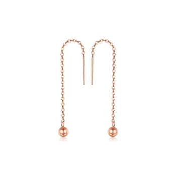 FUSSEM 18K Gold Drop Earrings Women's