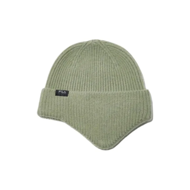 FILA Acrylic, Nylon, Polyester Beanies Kids' Olive Green-0