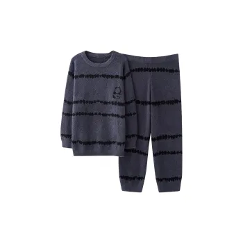 WANANNI Pajama Set Men's Gray Blue