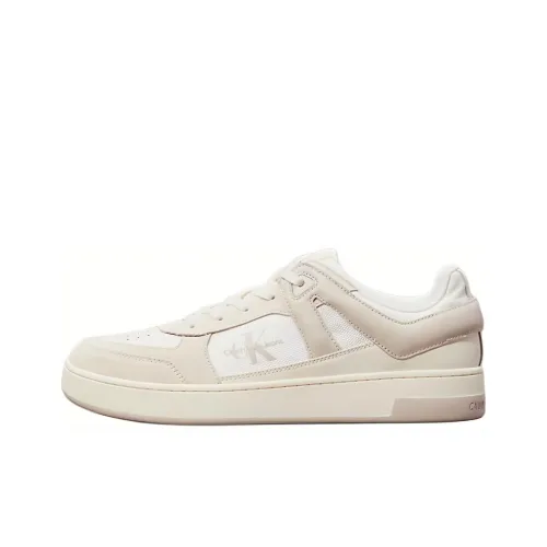 CKJ CALVIN KLEIN JEANS Low-Top Skateboard Shoes Men's White