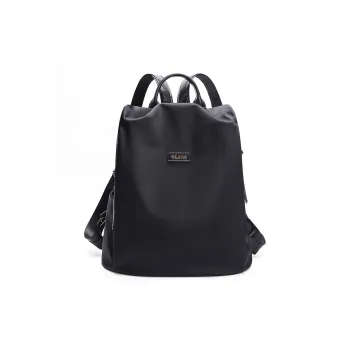 GELANNI Nylon Backpack Unisex Black