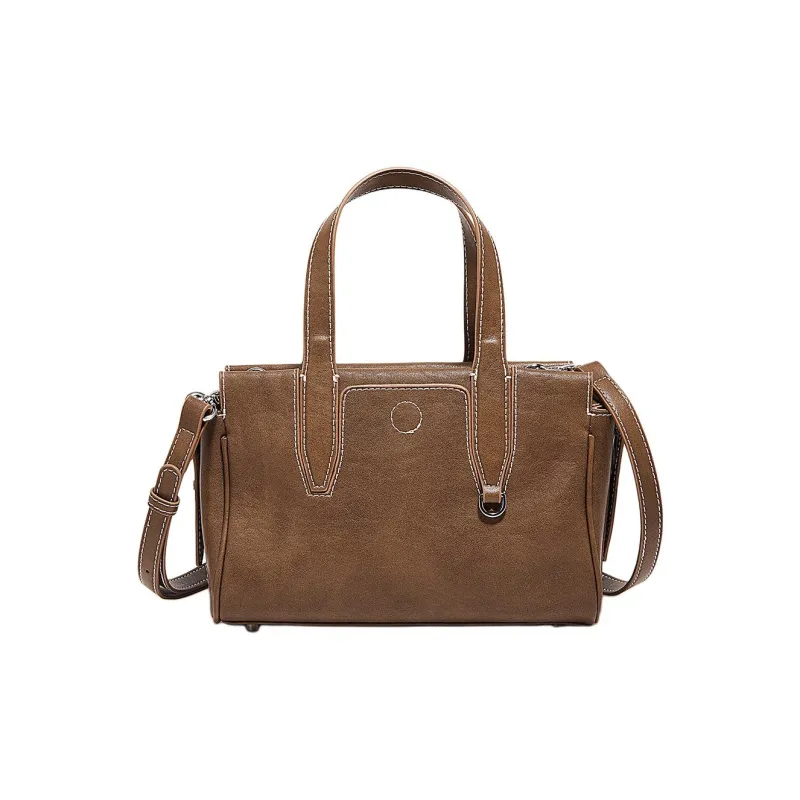 Marino Orlandi Cow Leather Shoulder Bags Handbags Regular Women's Black/Chocolate/Khaki-6