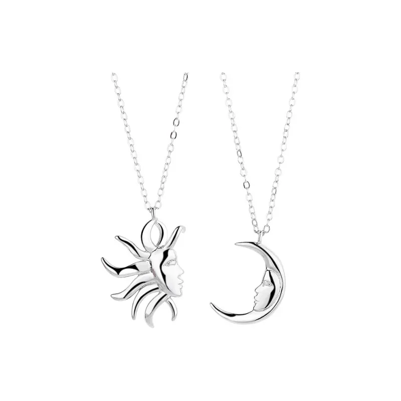 KLFOOK 999 Fine Silver Necklaces Unisex-0