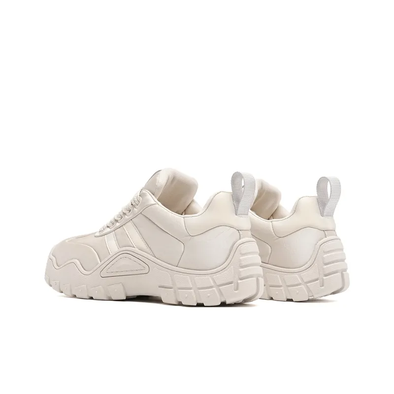 C°BANNER Support Low Top Chunky Sneakers Women's Champagne-1