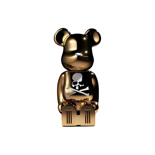 BE@RBRICK X Cleverin X Mastermind Air Freshener Figure Gold