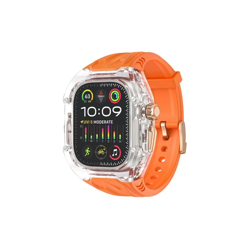 IKYOU Apple Compatibility Watch Band Fluoroelastomer Material-16