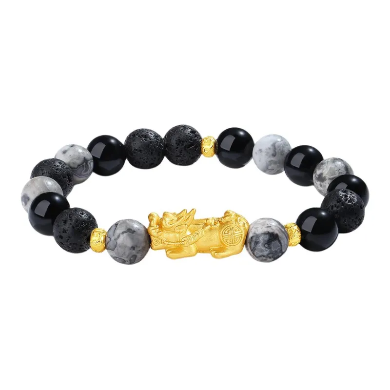 YINCHIE Obsidian Bracelets Men's-0