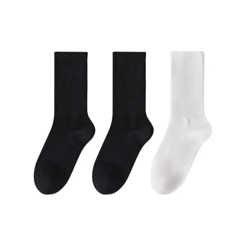 Temooues Mid Calf Socks Women's Combo Set-4