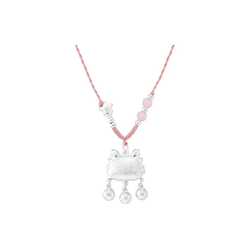 FUSSEM S999 Fine Silver Necklaces Women's-0