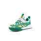JJ6296 White Green[Leather Upper Waterproof]