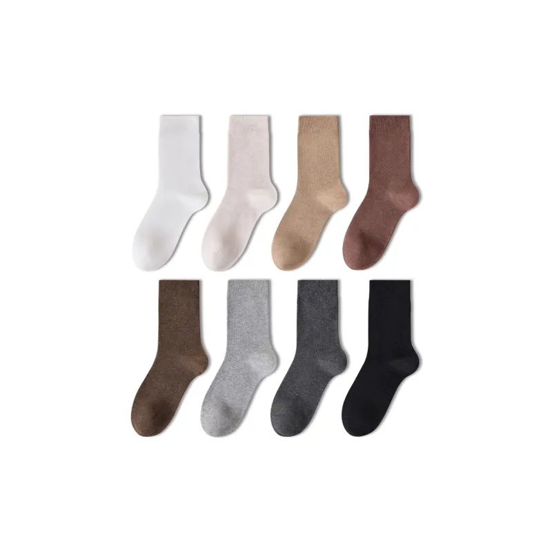Temooues Mid Calf Socks Women's 4 Pack-10