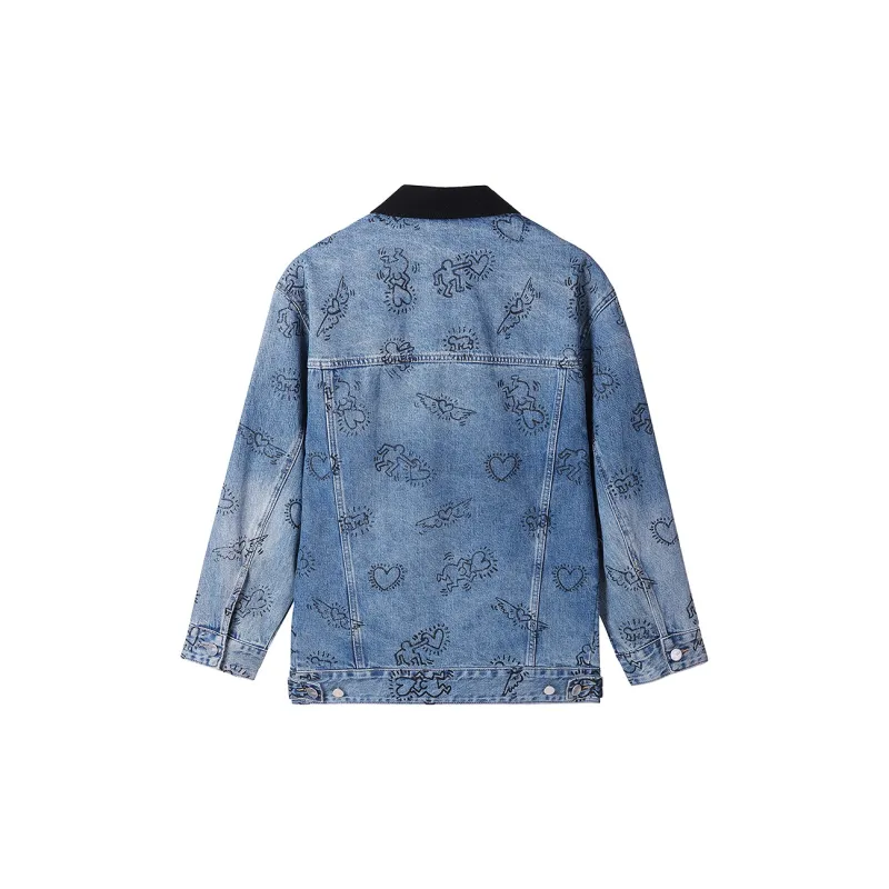 Miss Sixty Denim Jacket Women's Medium Blue-1