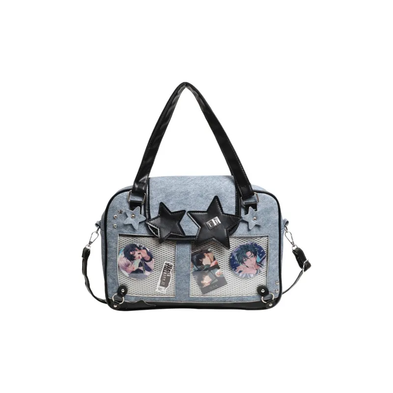 YUANTUZHE Denim Crossbody Handbags Women's Multicolor-8
