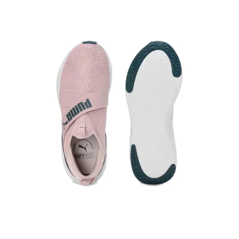 PUMA Softride Harmony Slip Resistant And Breathable Low Top Running Shoes Women's Pink-3