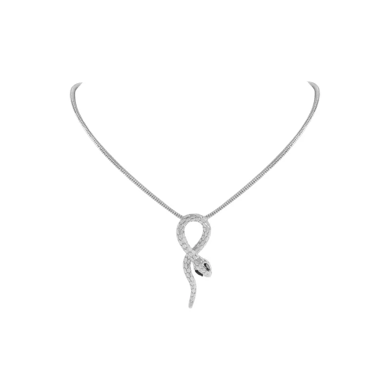 DREAM PARTY Copper Alloy Synthetic Cubic Zirconia Necklaces Unisex Gold Silver-4