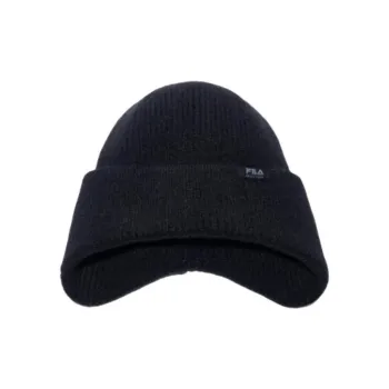 FILA Acrylic, Nylon, Polyester Beanies Kids' Black