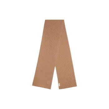FENDI Ff Logo Embossed Ribbed Knit Scarf
