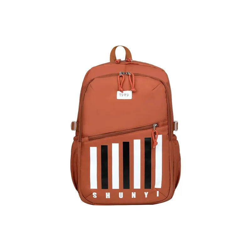 Gorora Canvas Student Backpack Regular Unisex Multicolor-4