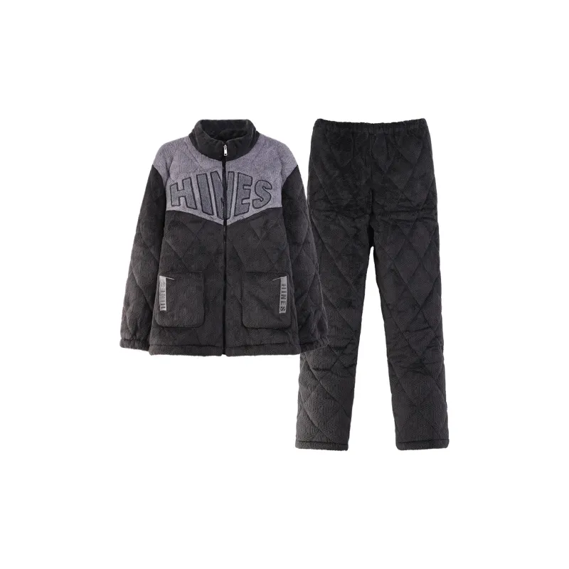 FENTENGCARE Pajama Set Men's Dark Gray-0