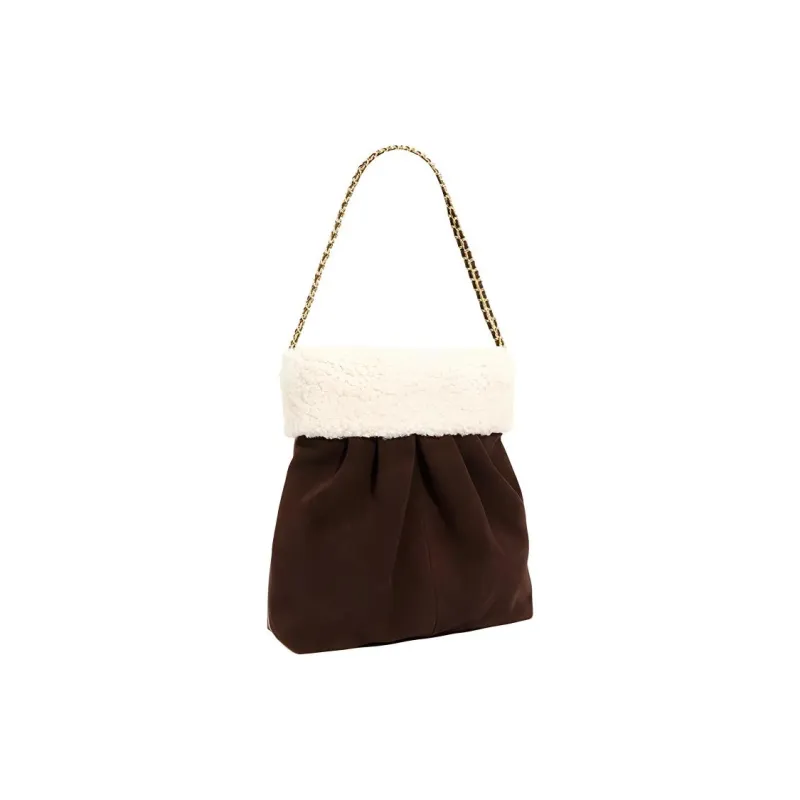LARTIGENT Cow Leather Shoulder Bag Crossbody Bag Handbag Bucket Bag Small Size Women's Multicolor-1