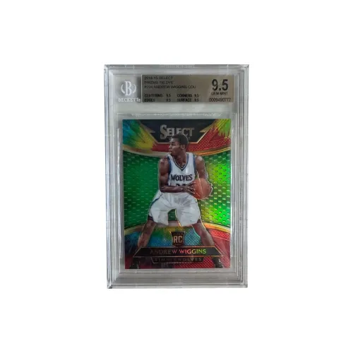 PANINI 2014 15 Select Andrew Wiggins, Rising Stars, Tie Dye/25 Edition BGS 9.5 Graded Cards 1 Pc