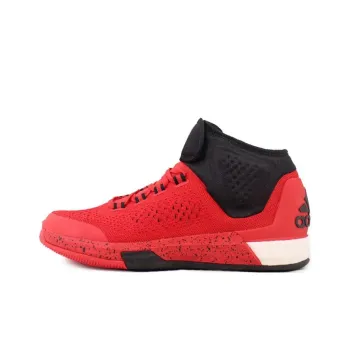 Adidas Crazylight Boost Anti Slip Wear Resistant High Top Basketball Shoes Men's Red